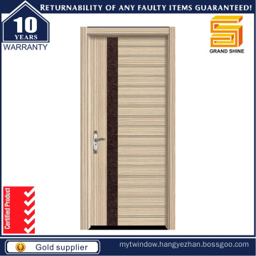 Exterior and Interior Solid Wooden Panel Door